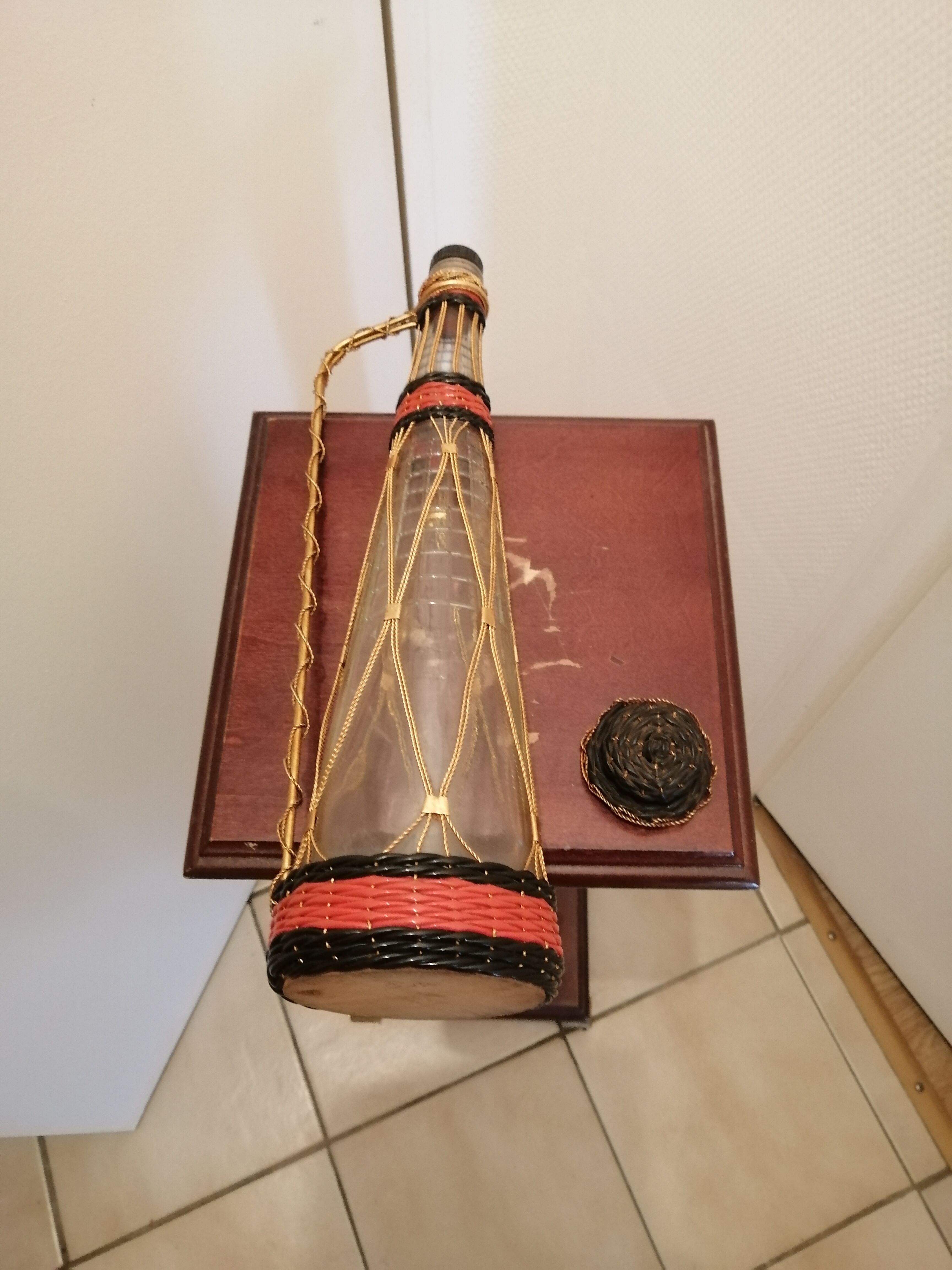 Vintage glass bottle