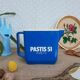 Vintage pastis 51 blue plastic decanter