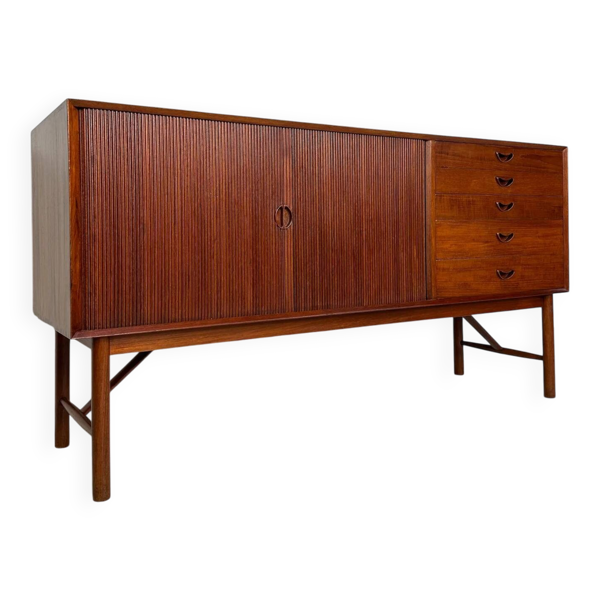 Buffet en teck danois vintage Peter Hvidt & Orla Mølgaard-Nielsen des années 1950
