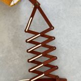 Lampe applique accordéon ou ciseaux, design scandinave des années 60
