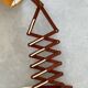 Accordion or scissor wall lamp, Scandinavian design from the 60s