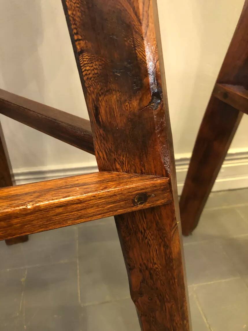3 tripod bar stools
