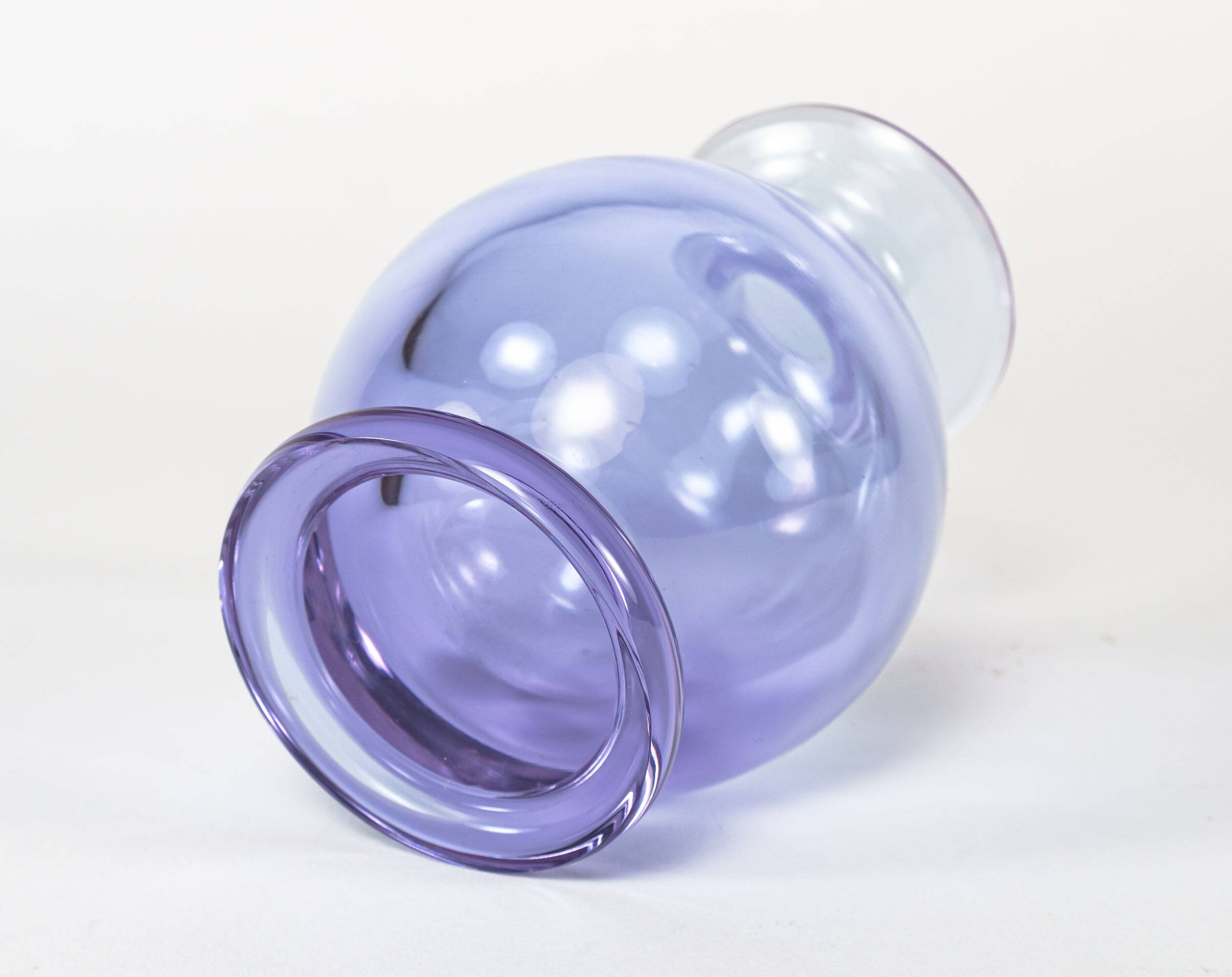 Paire de vases vintage Seguso Vetri d'Arte en verre de Murano néodyme des années 1970