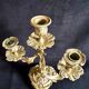 Pair of candlesticks, candelabra in bronze, 19th century.