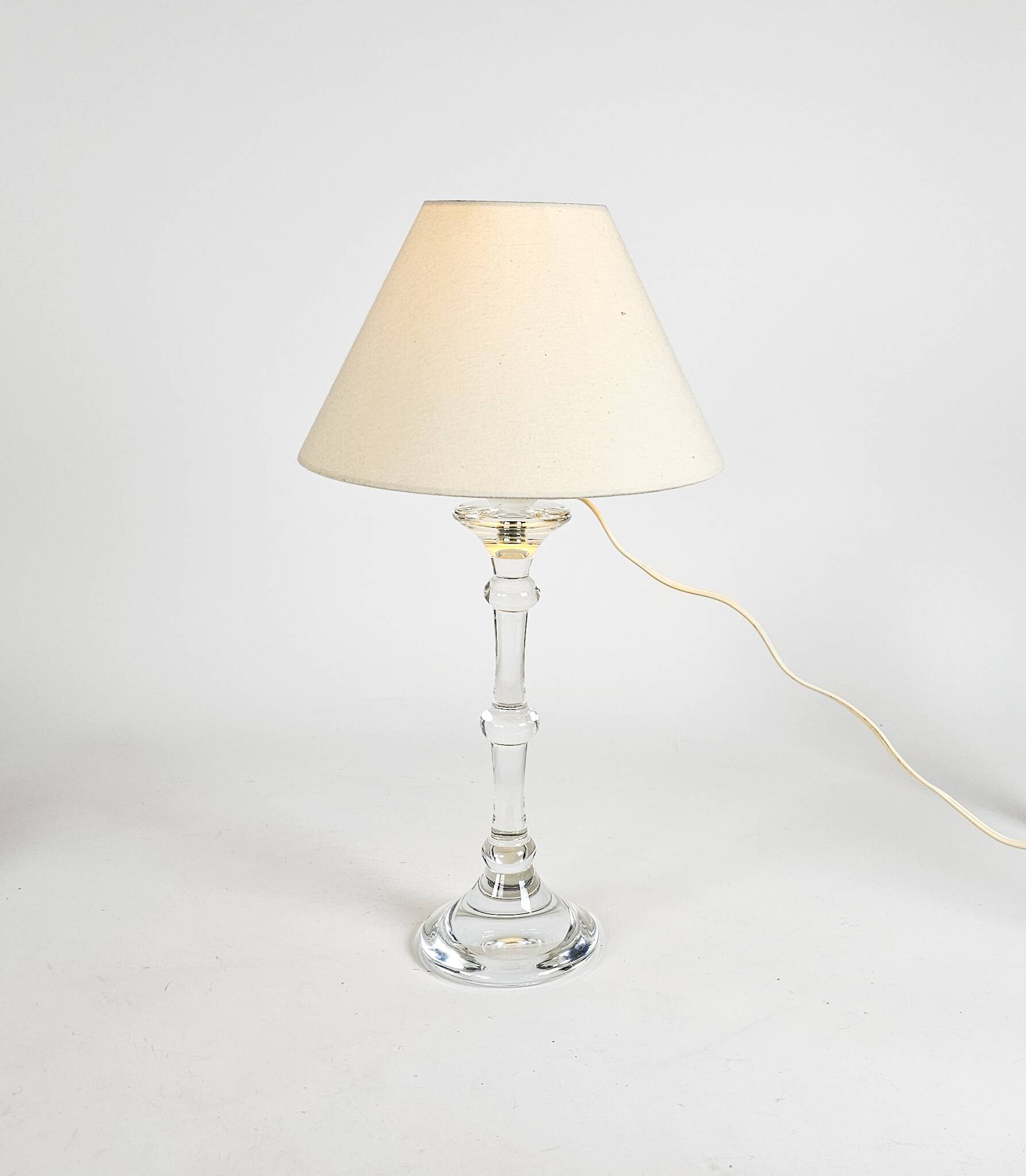 Ingo Maurer pour Vall St Lambert - lampe de table - soufflée à la bouche - années 1960