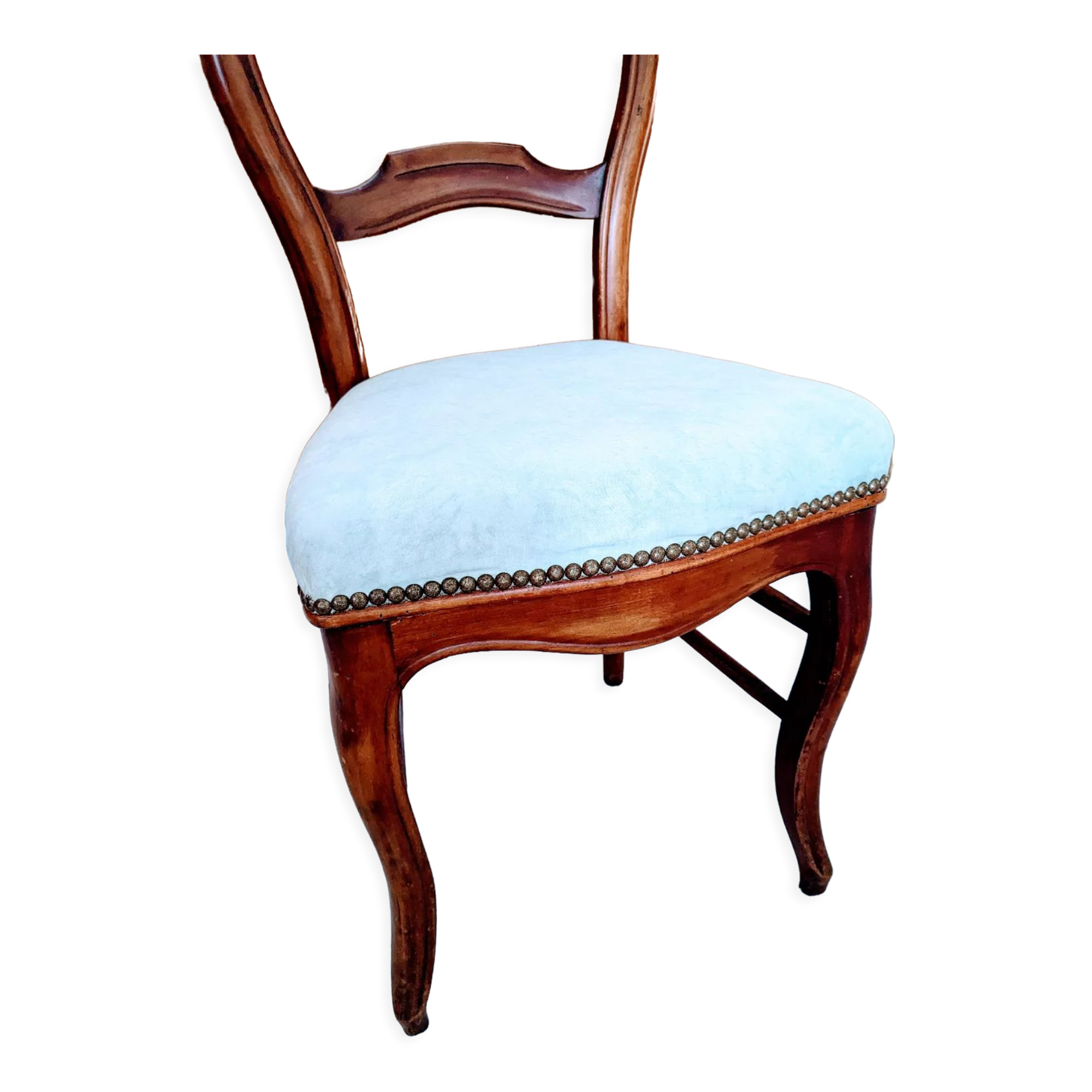 Louis Philippe chair sitting fabric