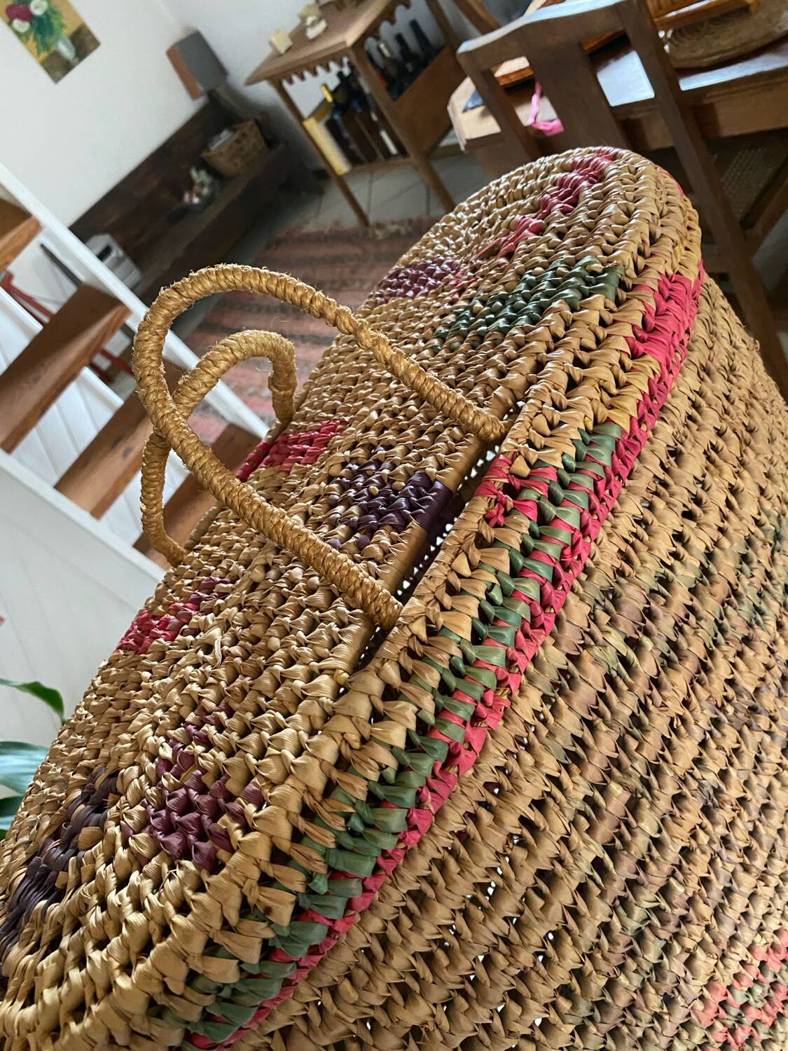 XXL bohemian basket.