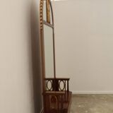 Viennese Secession Huge Mahogany Hall Mirror, 1910