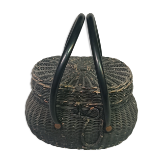 Old wicker basket