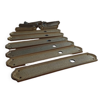 Gold door handles