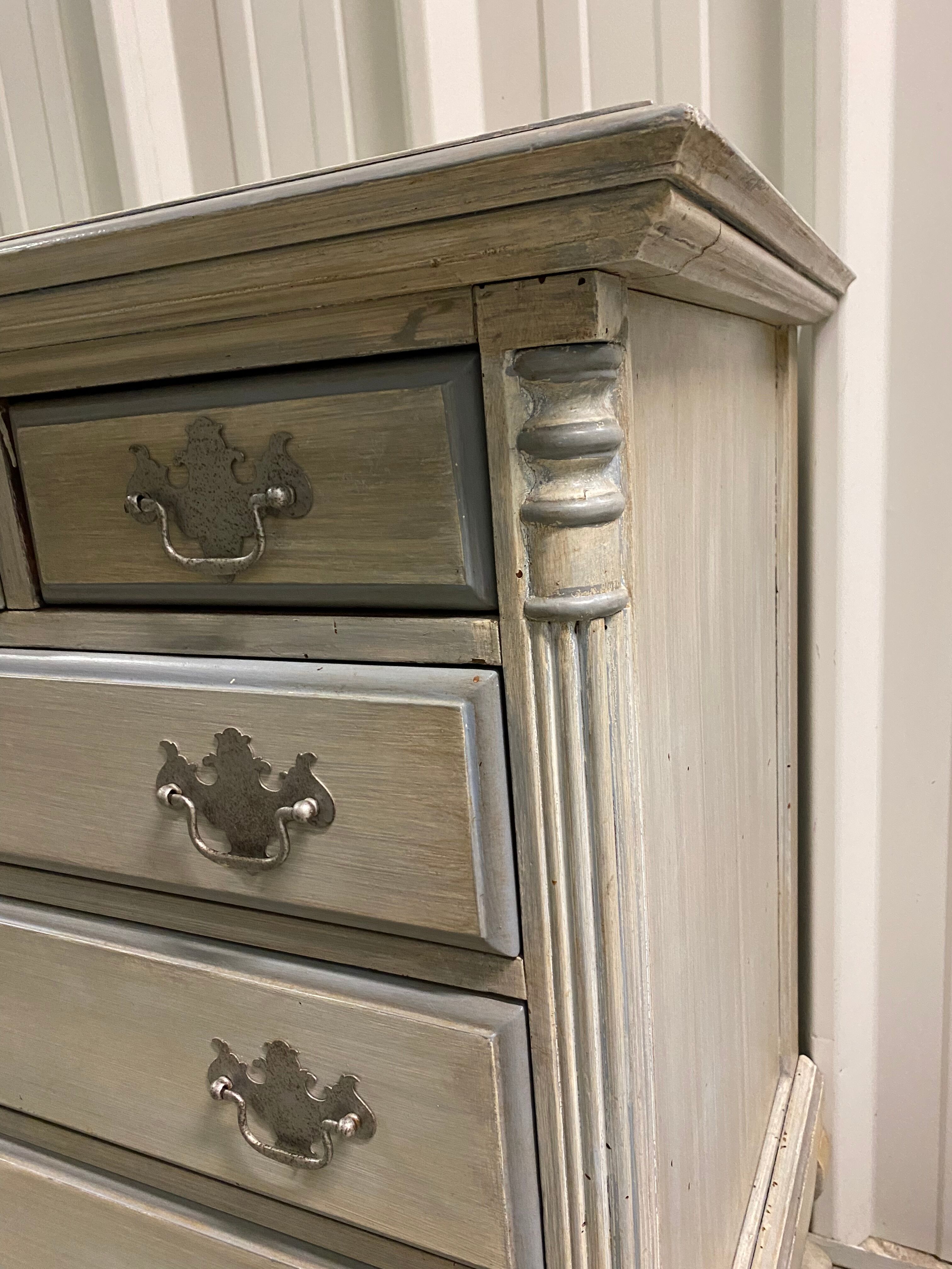 Painted chest of drawers