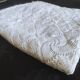 White cotton bedspread, Old crochet bedspread