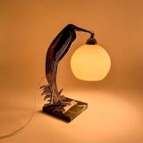 Chrome marabout lamp Art Deco