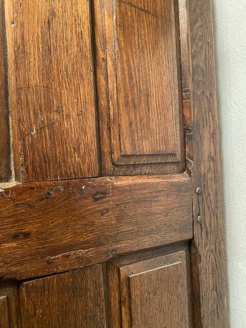 Brutalist antique wardrobe