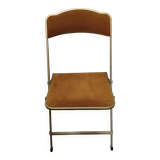 Antique Folding Opera Chair - Velvet Seat 70s Vintage