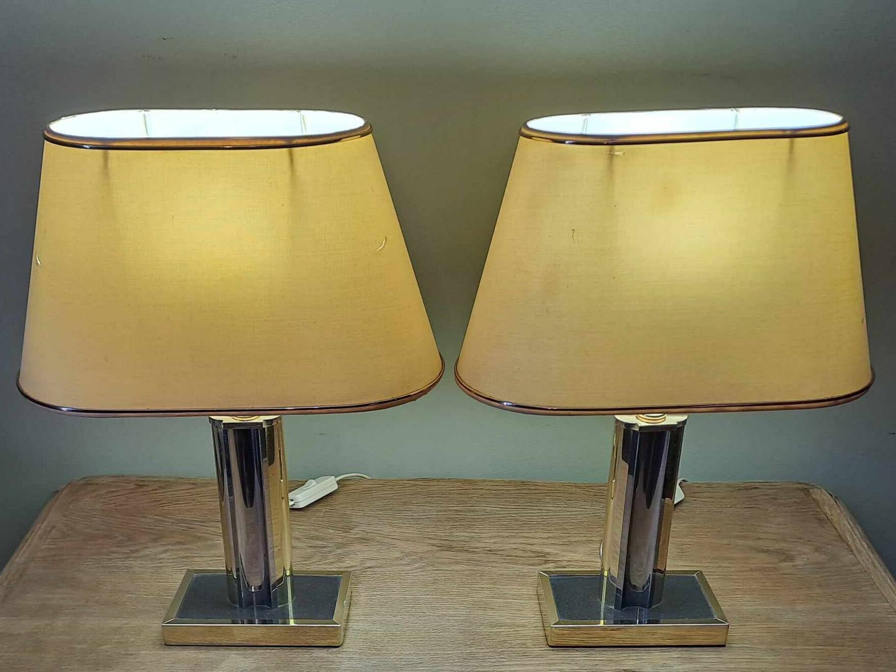 Paire de lampes art déco