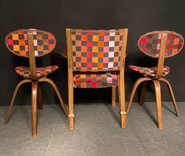 Ensemble de chaises Bow Wood édition Steiner