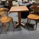Table bistrot et ses 2 chaises