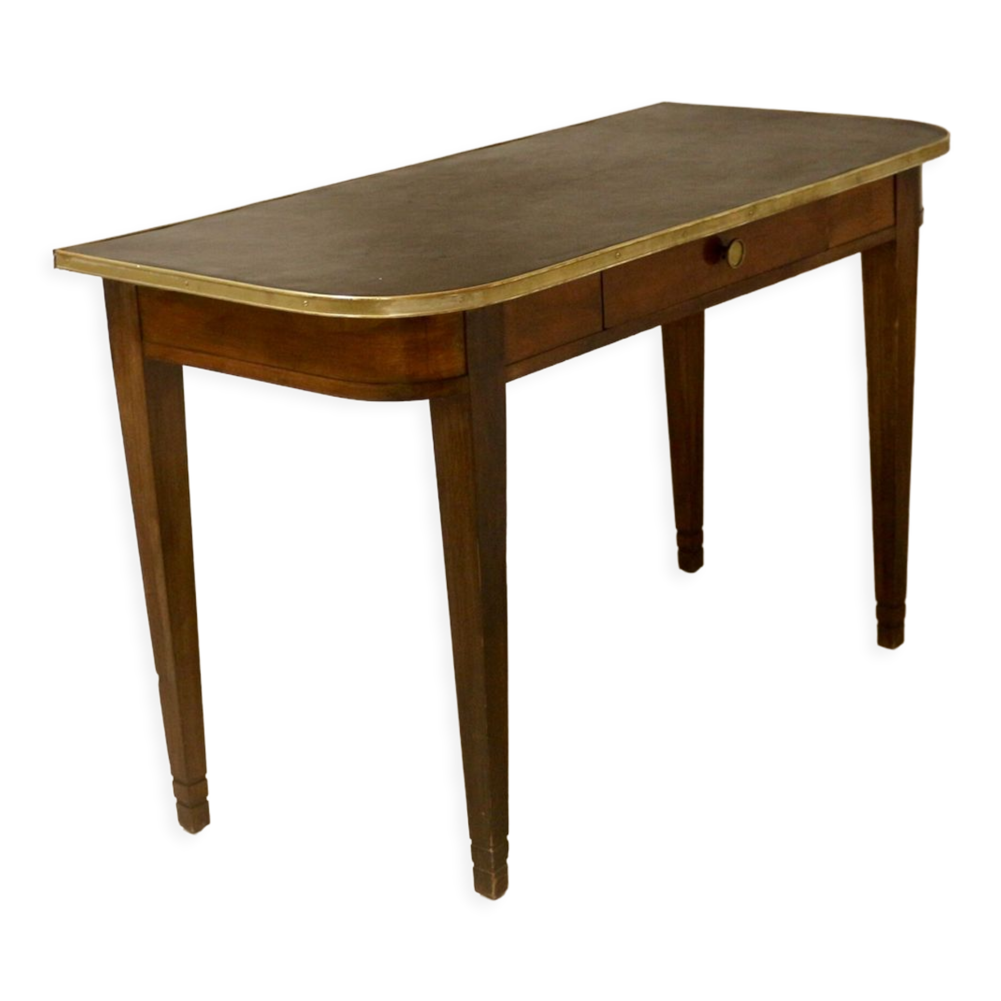 Console or half-moon desk with drawer