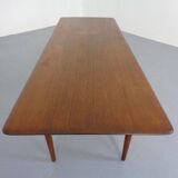 Teak Coffee Table by Peter Hvidt & Orla Mølgaard-Nielsen for Cado, 1960s