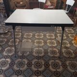 White formica table