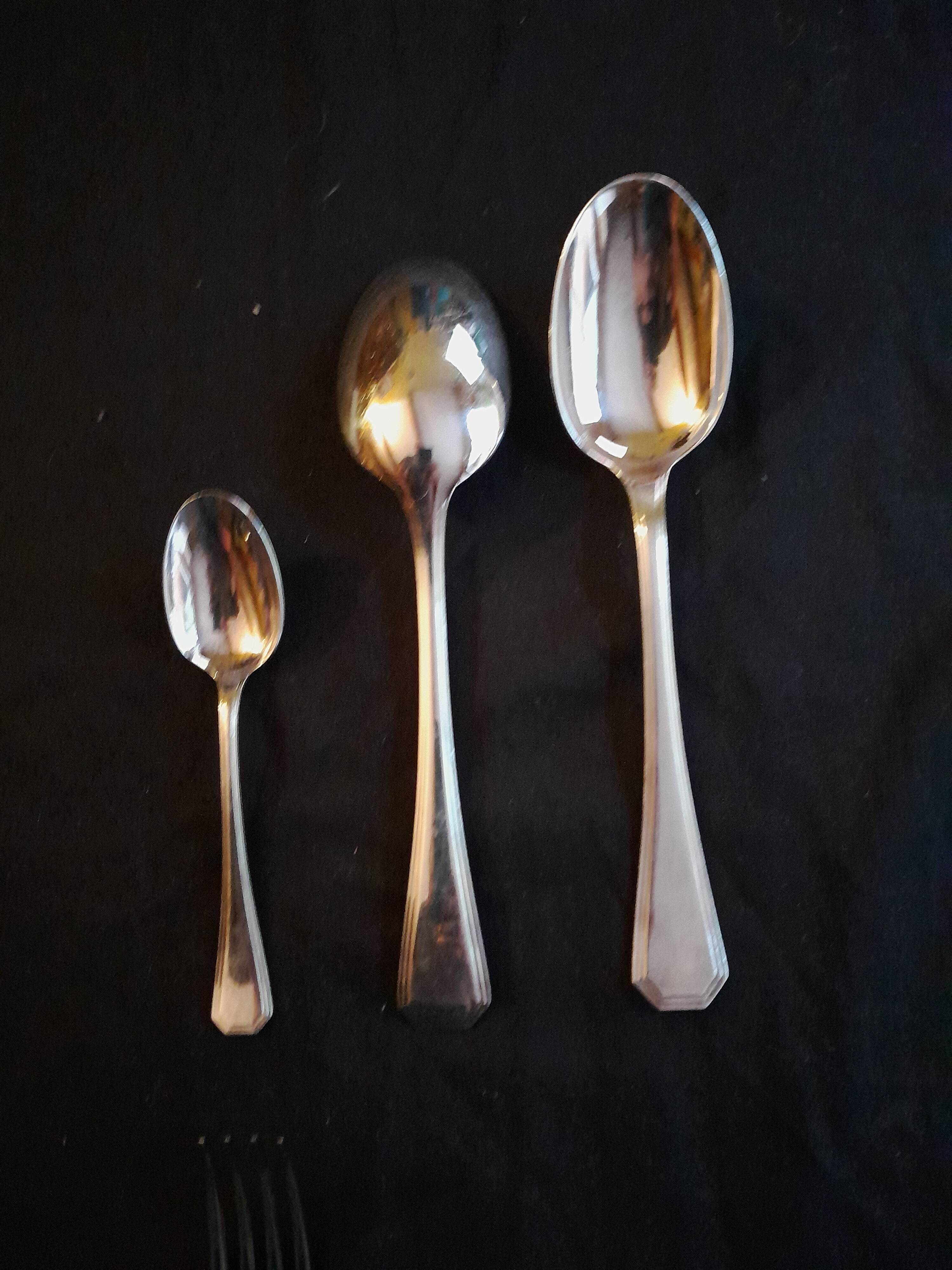 menagere 37 pieces christofle model art deco america