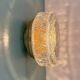 Vintage glass moulded globe wall/ceiling light.
