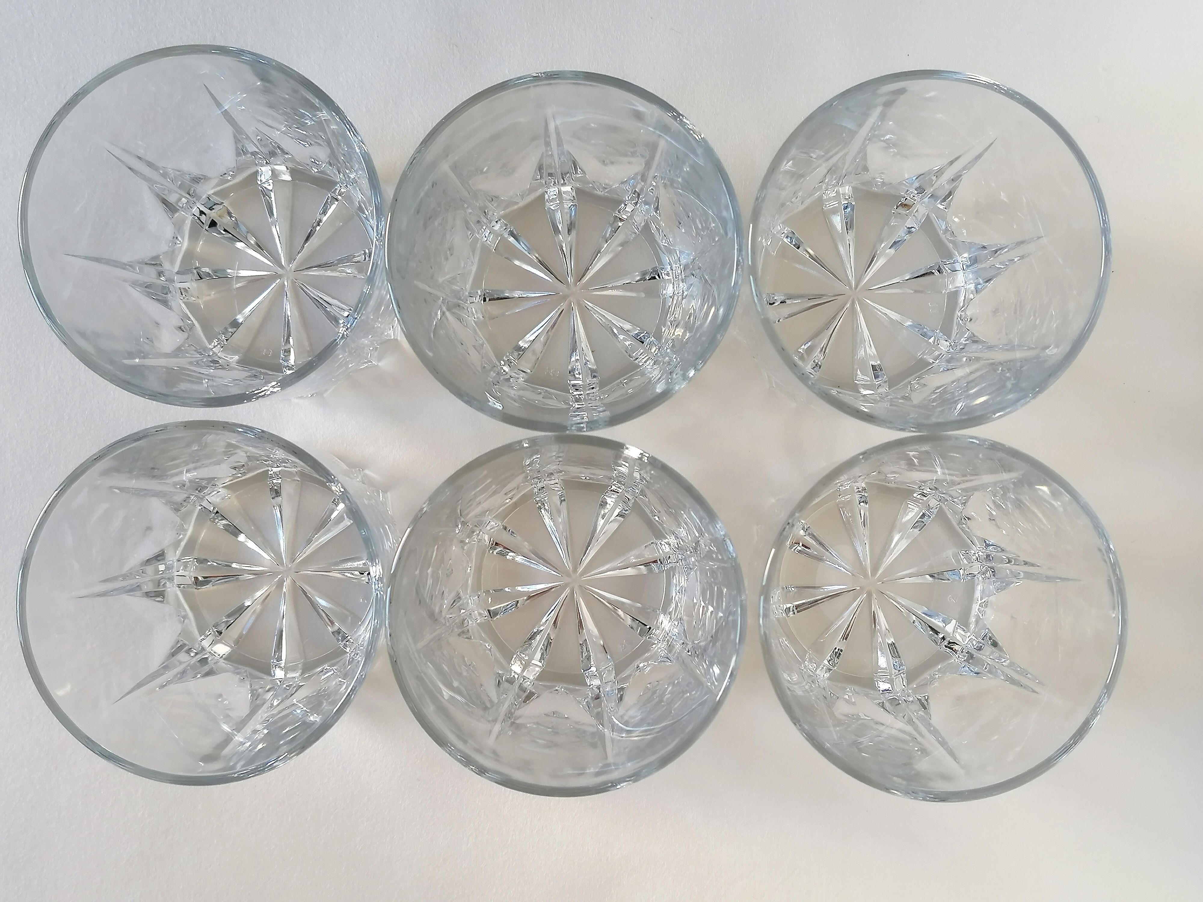 Set of 6 whiskey glasses