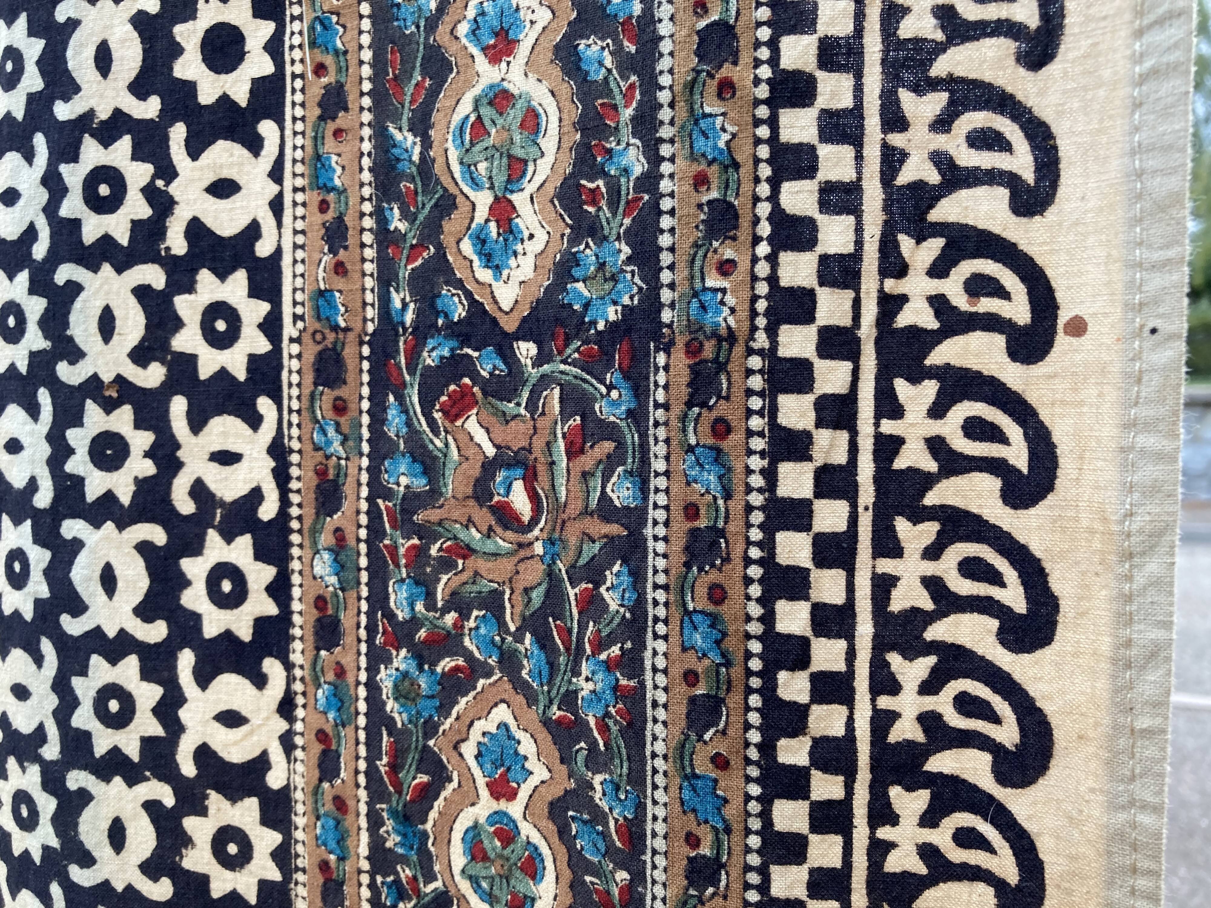 Embroidery kalamkari fabric