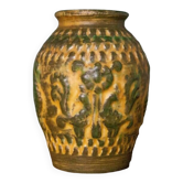 Vase West Germany 958-14 , vase céramique Paon, collection, bodo Mans, Bay Keramik