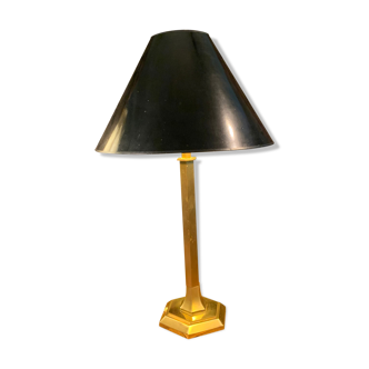 Golden brass lamp 65 cm