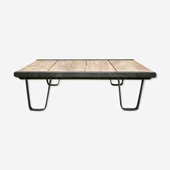 Table basse ancienne palette SNCF