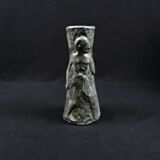 Terracotta vase in the style of Walter Gerhard Art Deco style 1960s