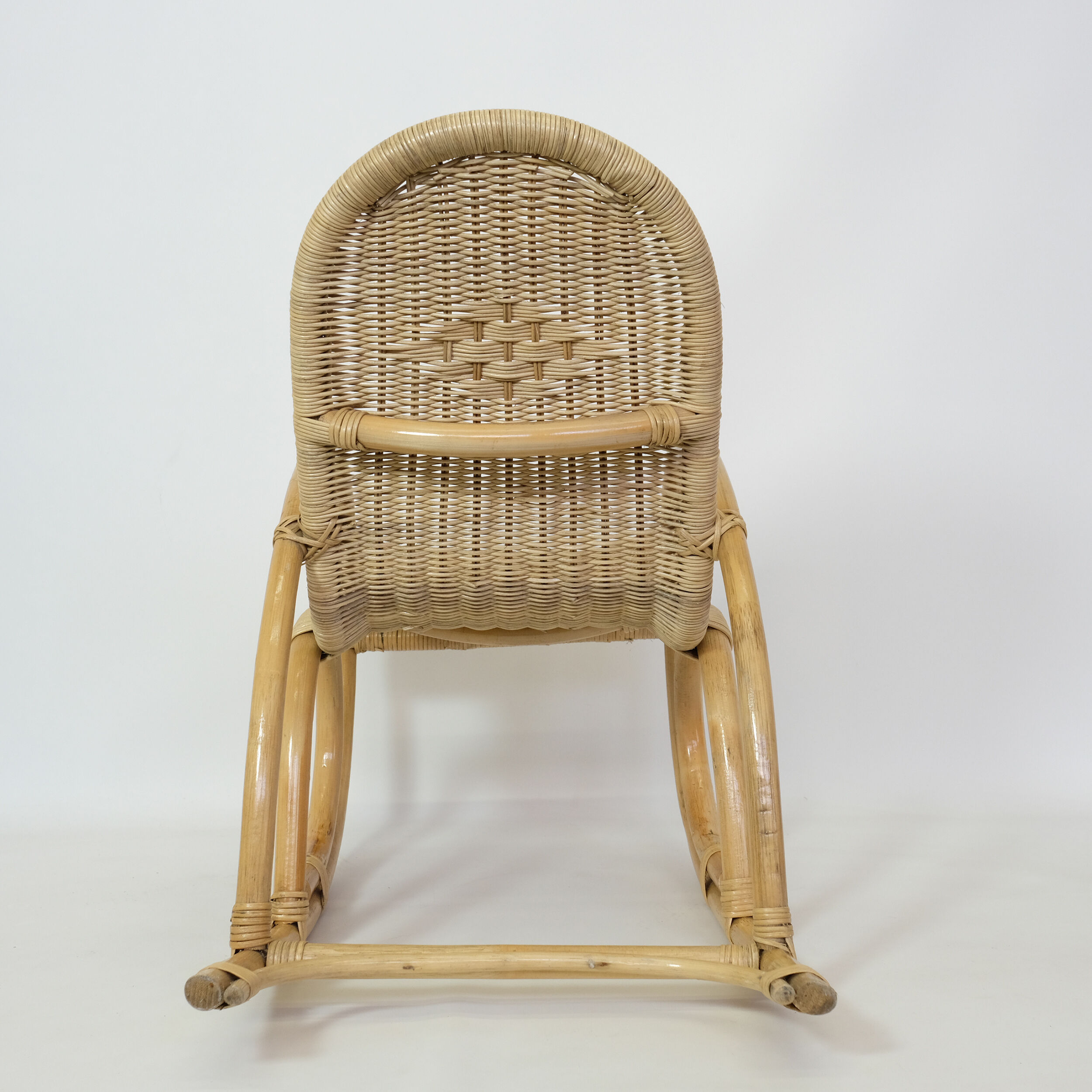 Fauteuil à bascule pour enfant des années 70