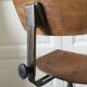 Chaise industrielle vintage