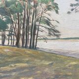 Painting “Dunes”, L.Grelier, 1962