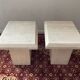 Duo of vintage travertine coffee tables and side tables