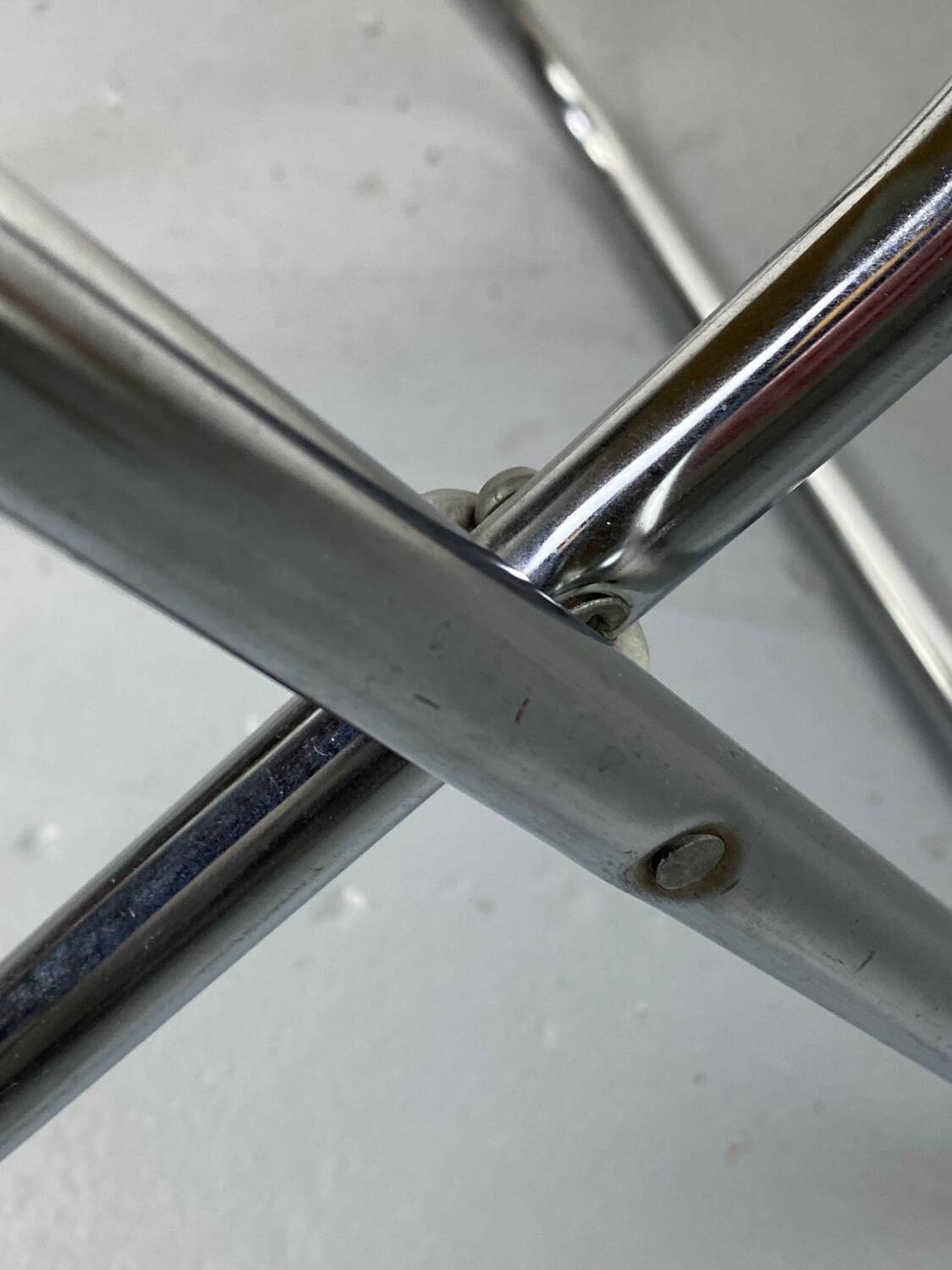 Mustard yellow folding chair