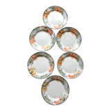 Assietets à dessert années 80