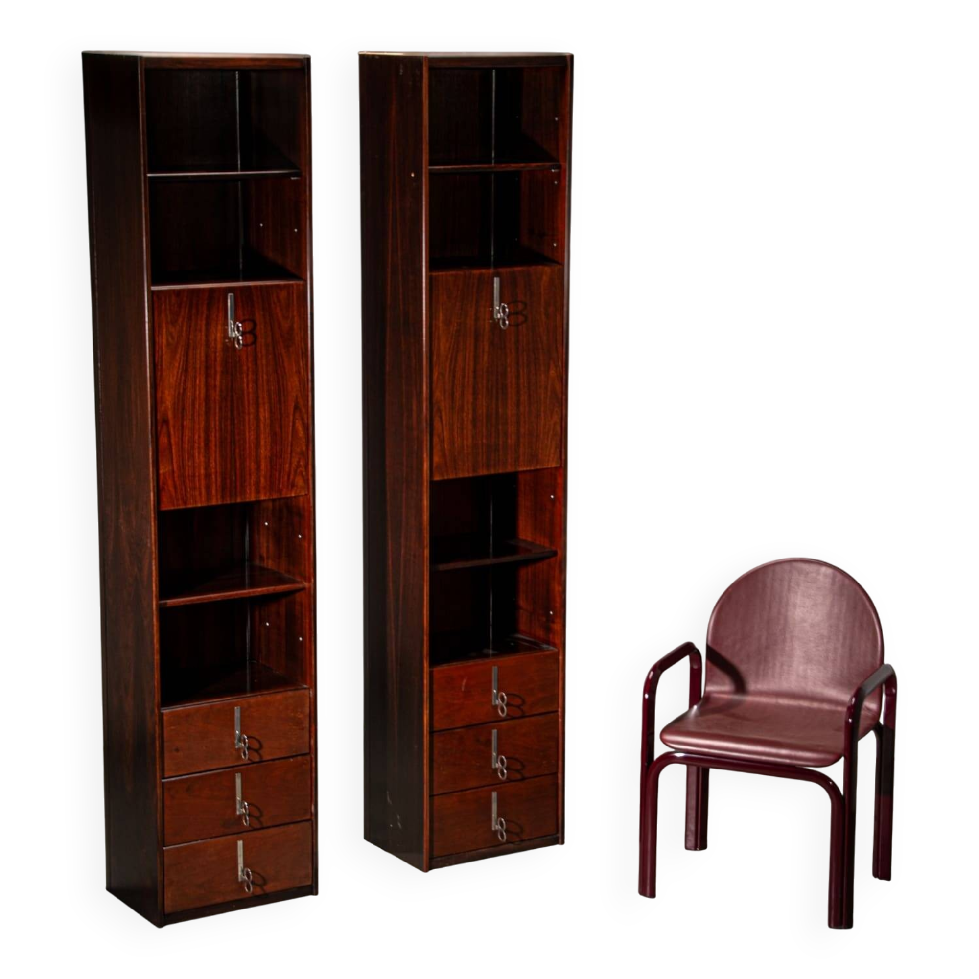 Pellicano series book cases by Vittorio Intorini for Saporiti circa 1970