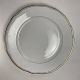 Lot de 10 Assiettes Plates Dorées Bavaria