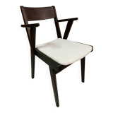 Bridge armchair in new French terry fabric