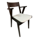 Bridge armchair in new French terry fabric