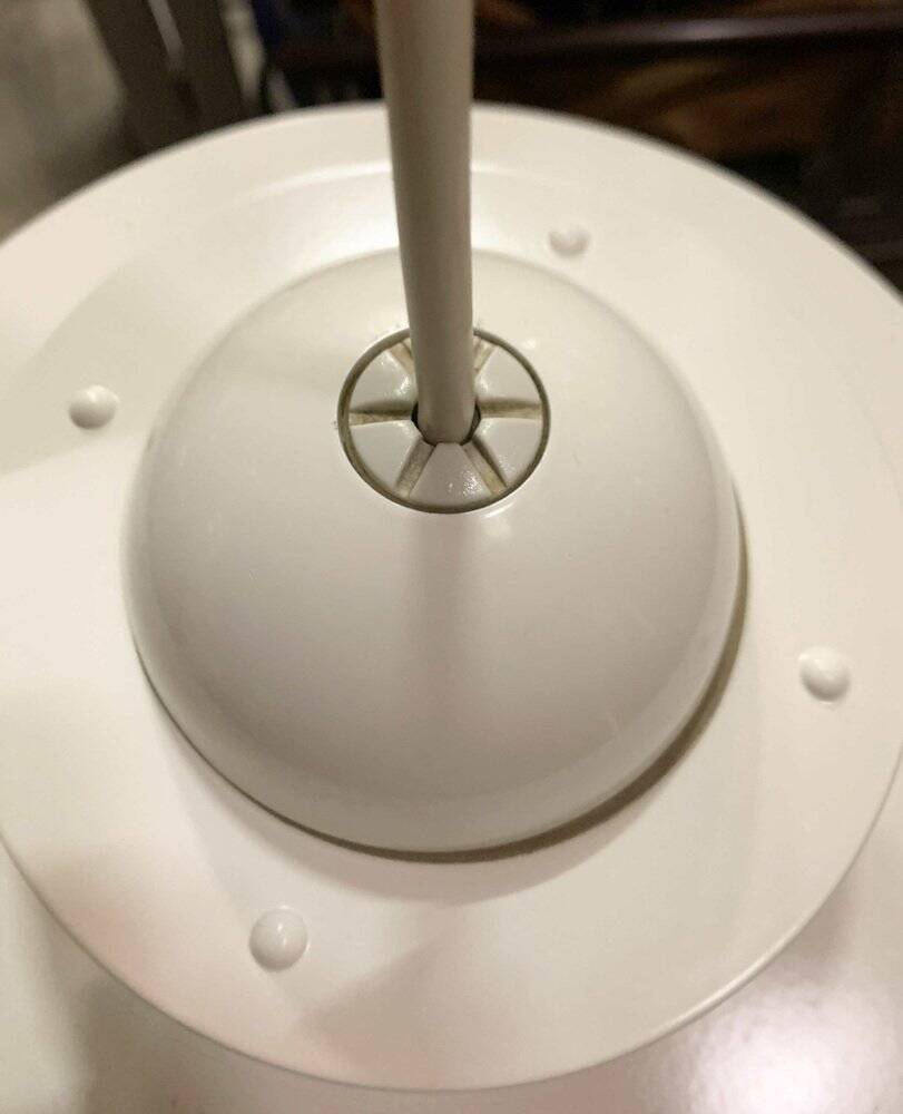 Mid-century Albertslund suspension by Jens Møller Jensen for Louis Poulsen, 1960s.