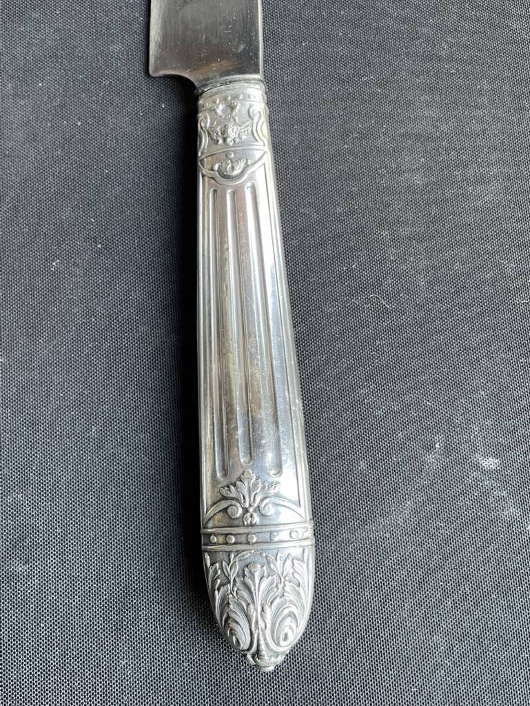 Silver cutting service stuffed in a case - ATE Guichard & Émile Puiforcat - 19th century