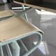 Vintage school desk for 2, fully renovated – Slate top