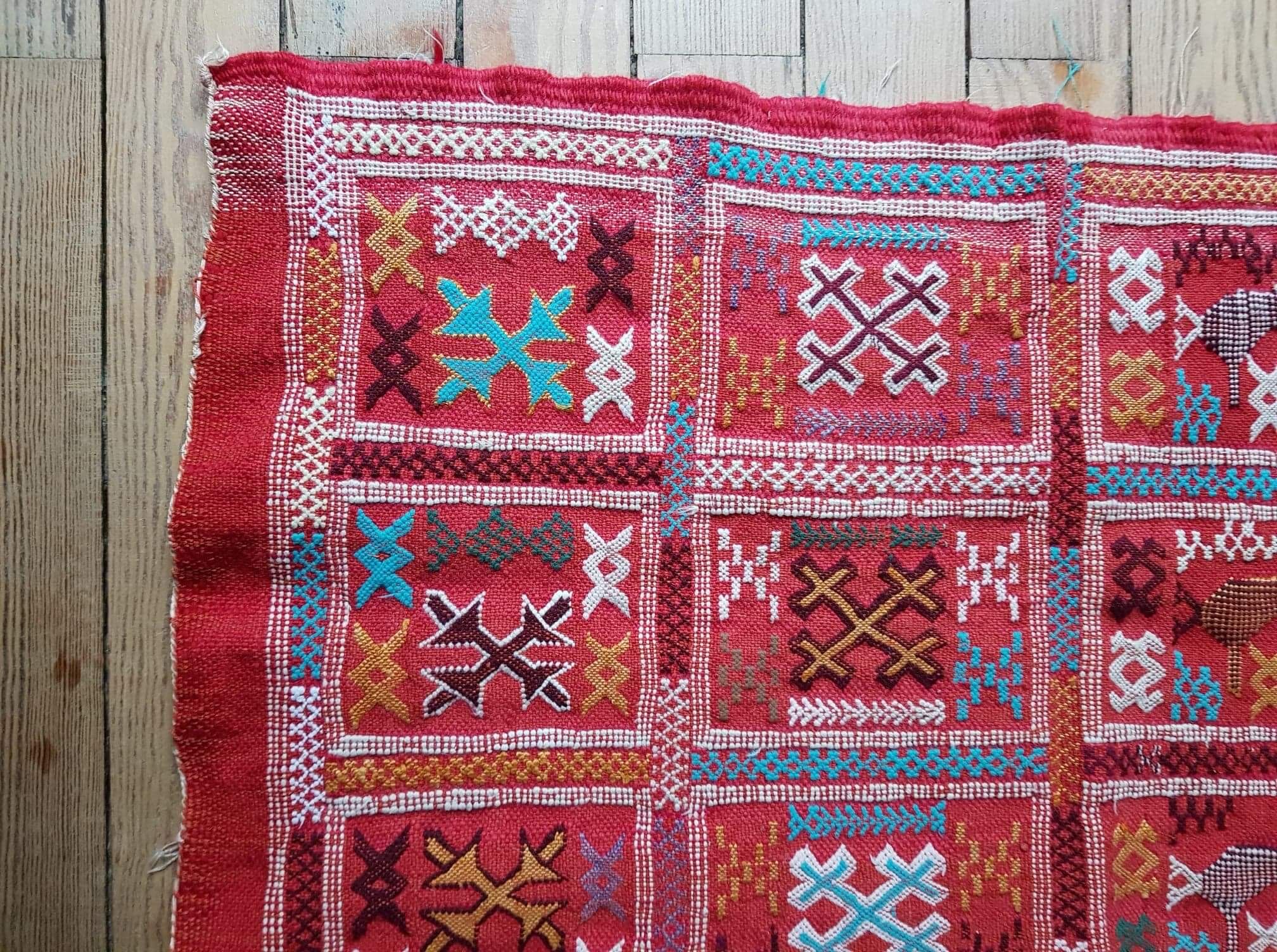 Berbere carpet kilim tribal zimour