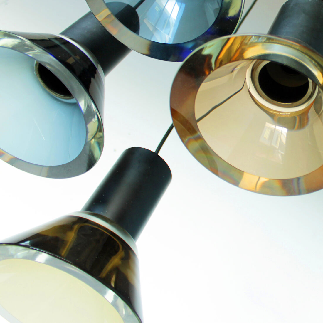 Crystal ceiling fixture by flavio poli for seguso vetri d'arte italy