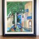 Huile sur toile La fontaine de Vence de Dufy 1921