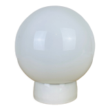 Opaline globe wall lamp and ceiling ceramic lamp